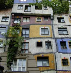 Wien: Hundertwasser - Haus (anklicken zum Vergrössern - click to enlarge)